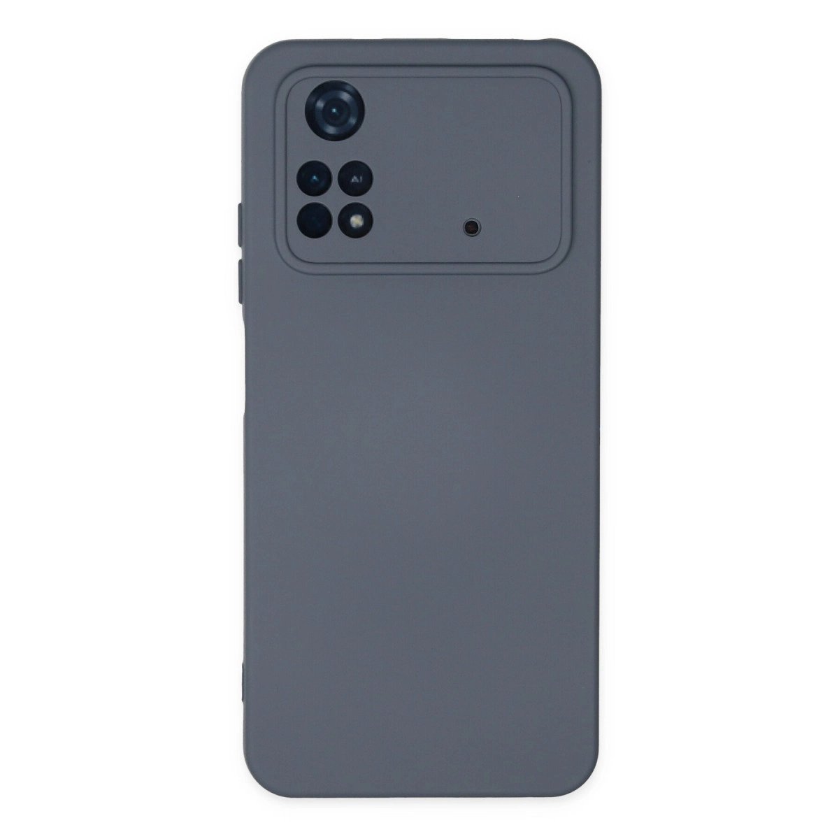 Xiaomi Poco M4 Pro 4g Kılıf Nano İçi Kadife Silikon - Gri Xiaomi Poco M4 Pro 4g Kılıf Nano İçi Kadife Silikon - Gri