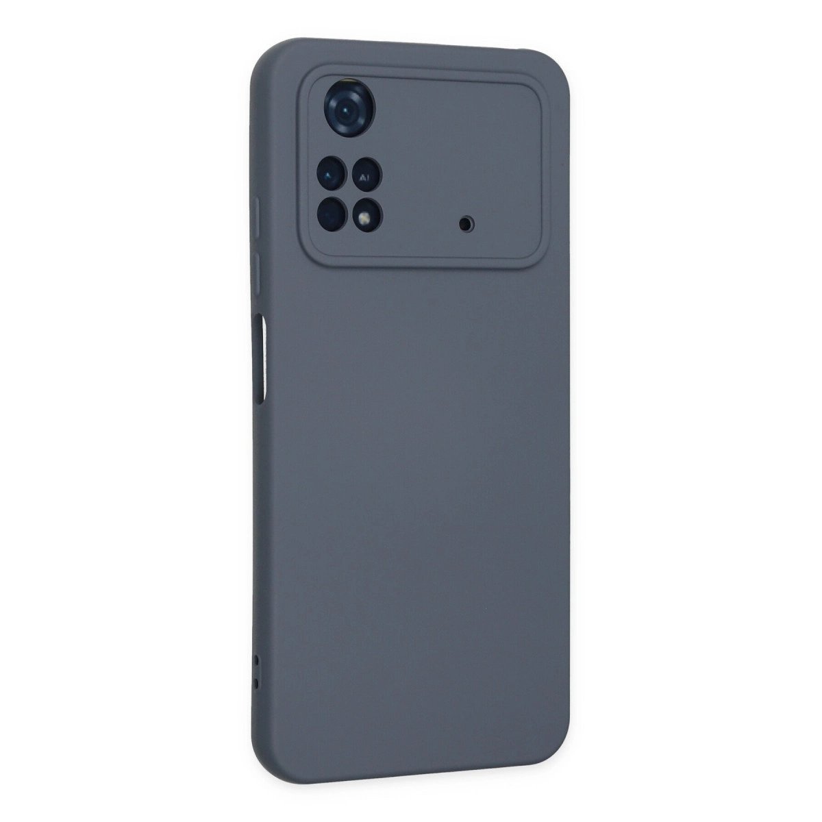 Xiaomi Poco M4 Pro 4g Kılıf Nano İçi Kadife Silikon - Gri Xiaomi Poco M4 Pro 4g Kılıf Nano İçi Kadife Silikon - Gri