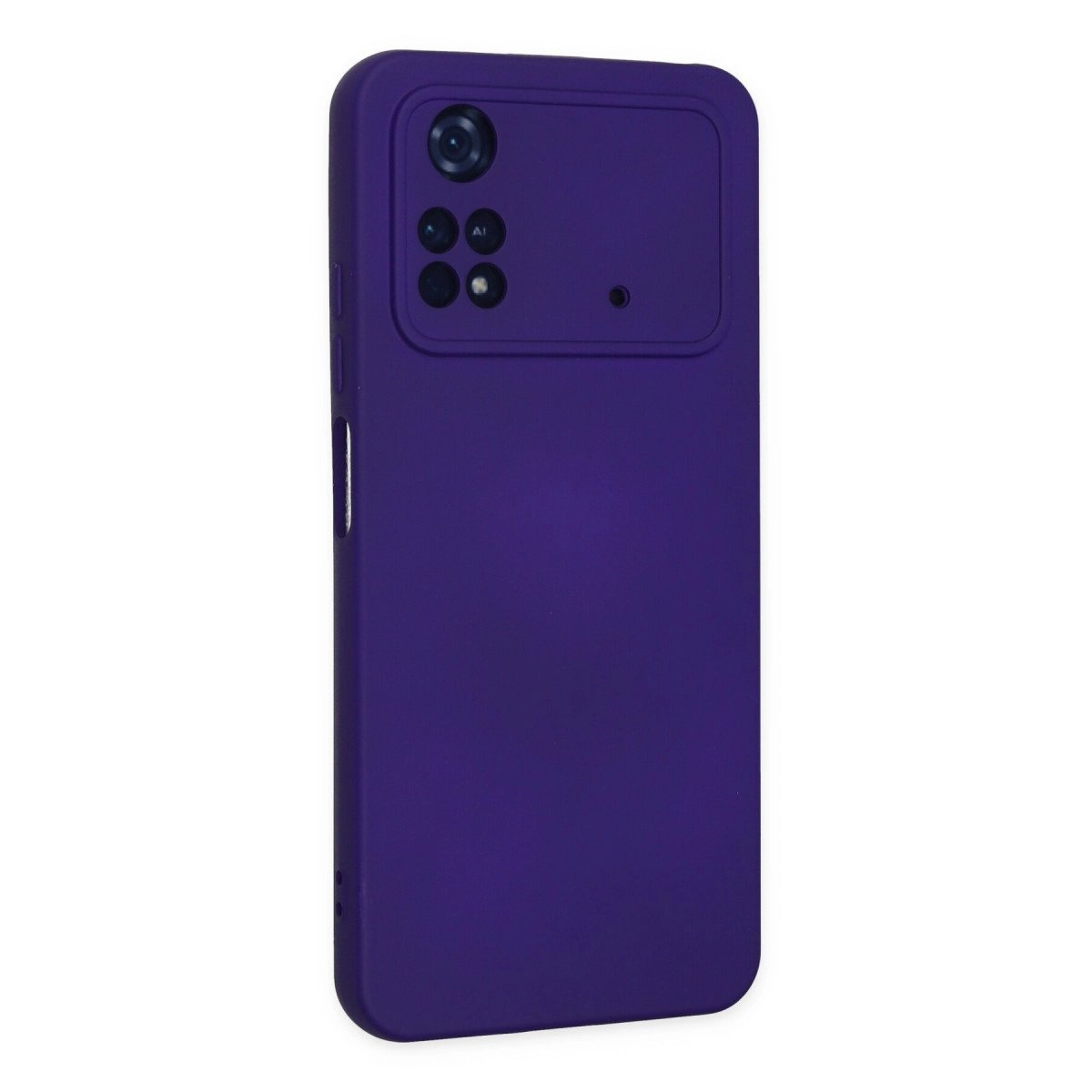 Xiaomi Poco M4 Pro 4g Kılıf Nano İçi Kadife Silikon - Mor