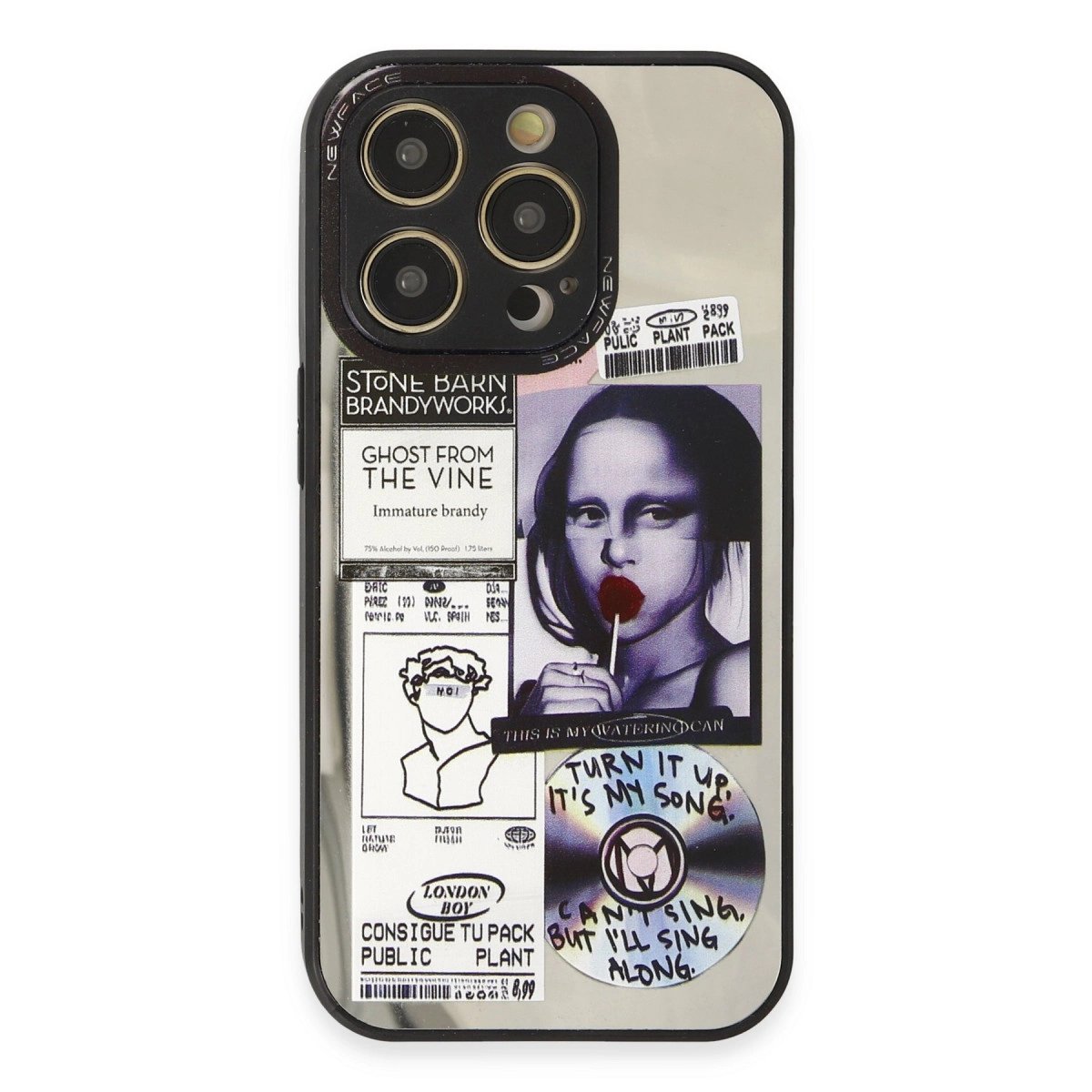 İphone 14 Pro Kılıf Mirror Desenli Kapak - Mirror - 2 İphone 14 Pro Kılıf Mirror Desenli Kapak - Mirror - 2