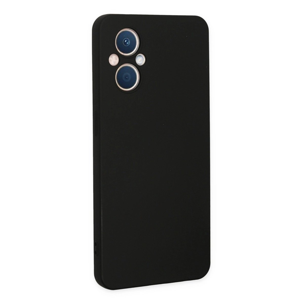 Oppo Reno 7 Lite Kılıf Nano İçi Kadife Silikon - Siyah Oppo Reno 7 Lite Kılıf Nano İçi Kadife Silikon - Siyah