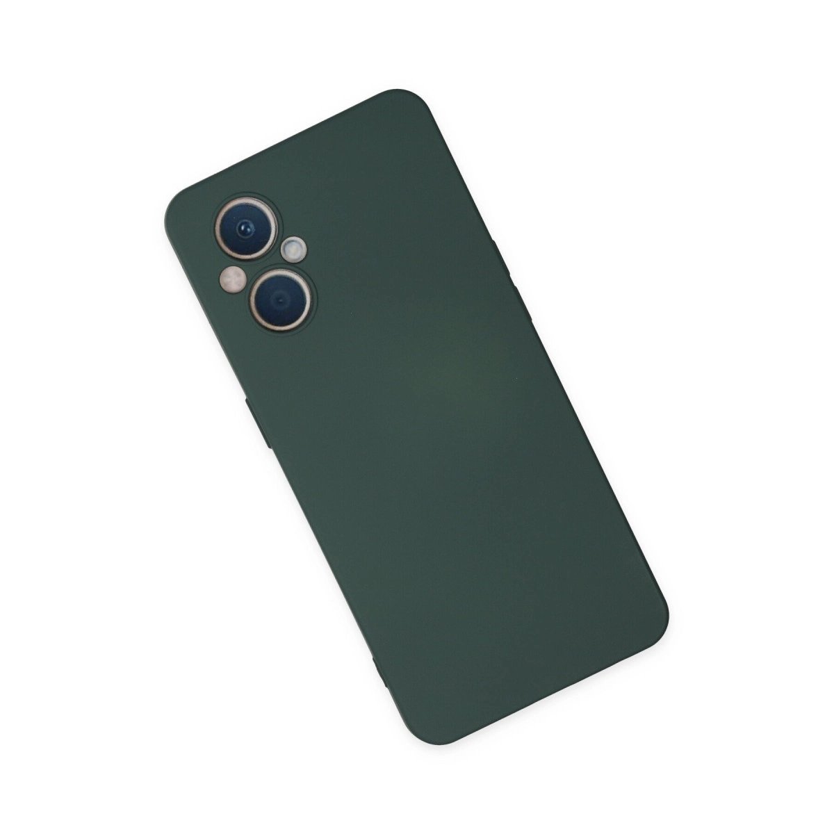 Oppo Reno 7 Lite Kılıf Nano İçi Kadife Silikon - Koyu Yeşil Oppo Reno 7 Lite Kılıf Nano İçi Kadife Silikon - Koyu Yeşil
