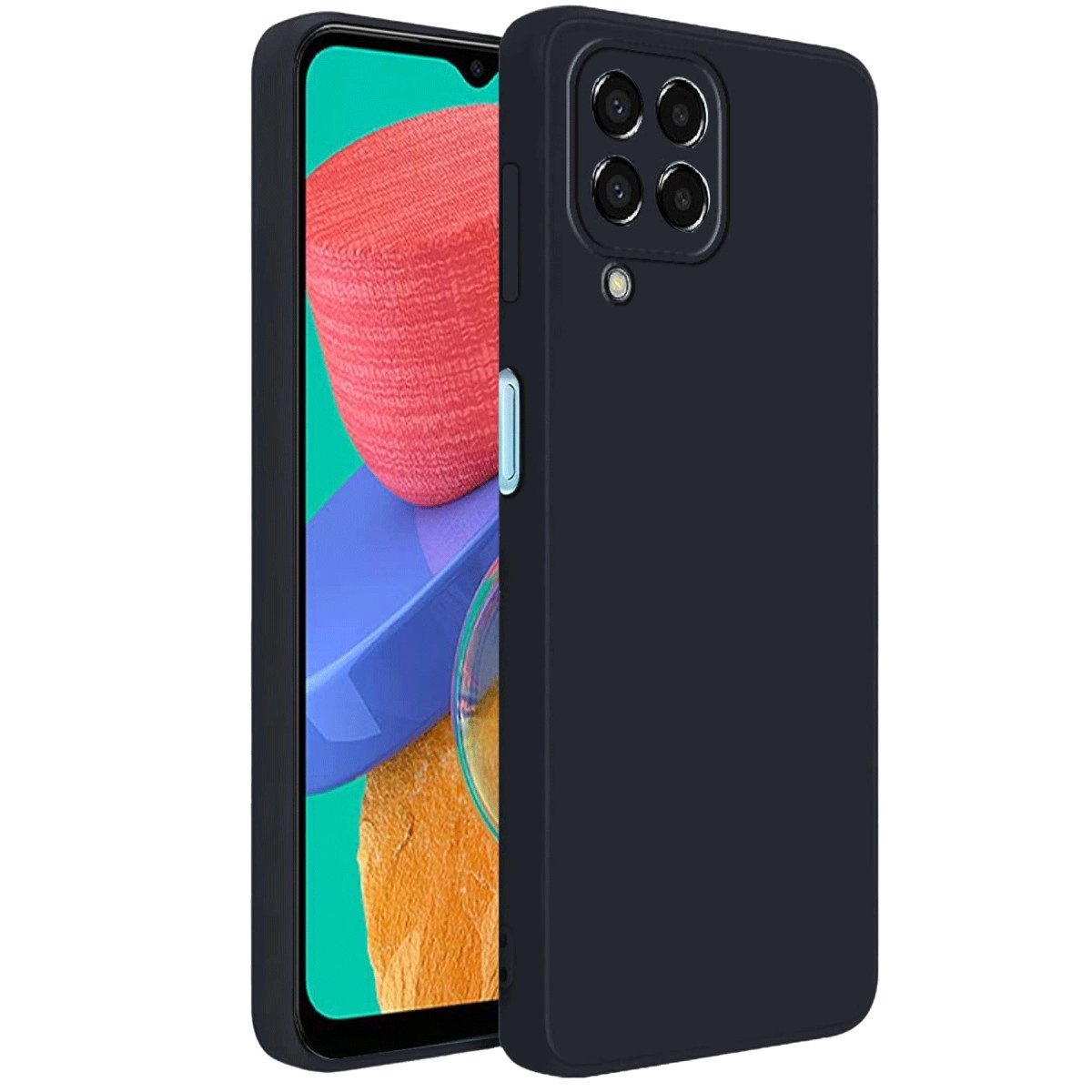 Samsung Galaxy M33 Kılıf First Silikon - Siyah Samsung Galaxy M33 Kılıf First Silikon - Siyah