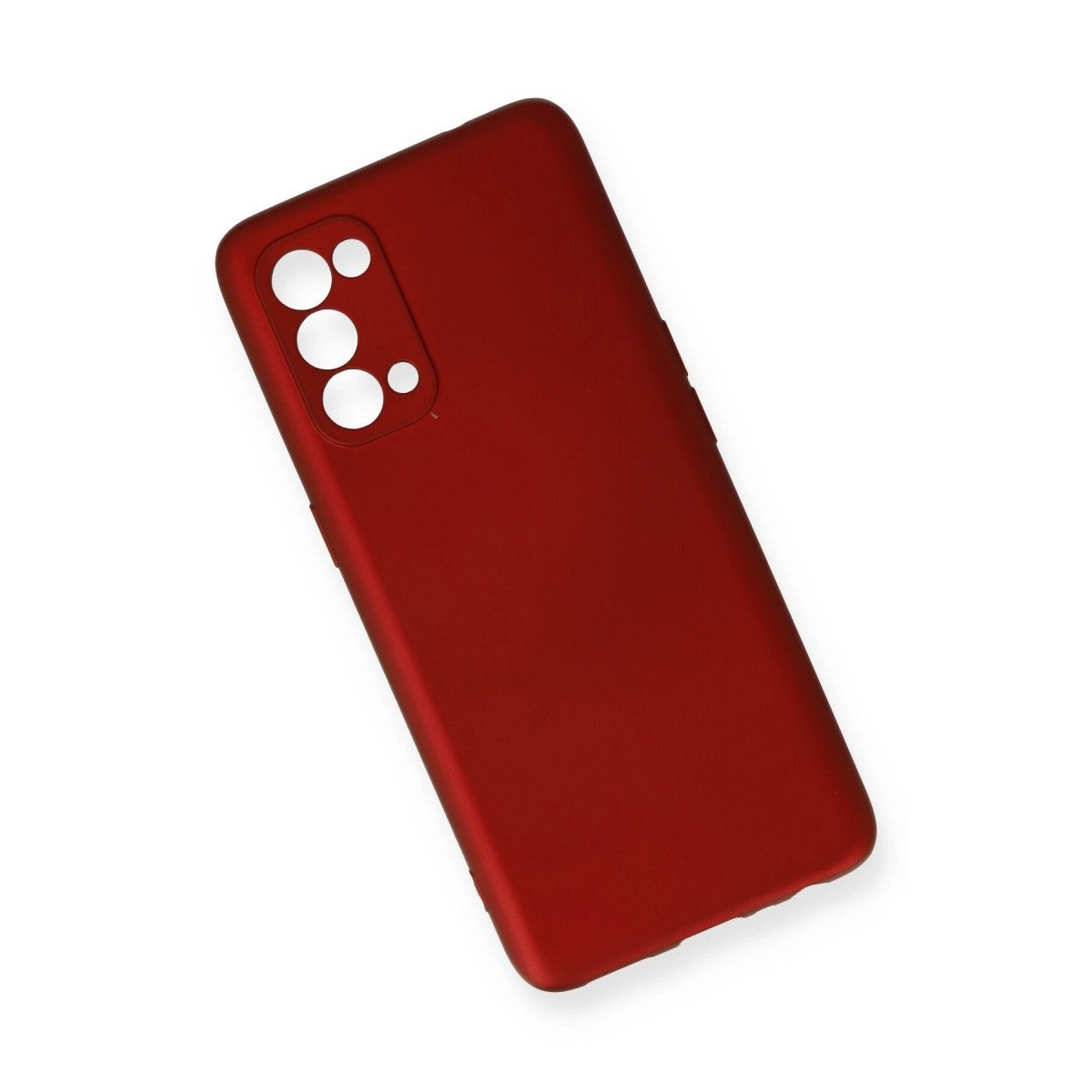 Oppo Reno 5 Pro Kılıf First Silikon - Bordo Oppo Reno 5 Pro Kılıf First Silikon - Bordo