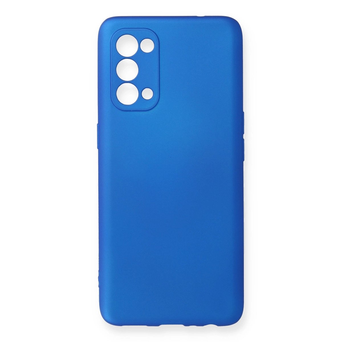 Oppo Reno 5 Kılıf First Silikon - Mavi Oppo Reno 5 Kılıf First Silikon - Mavi