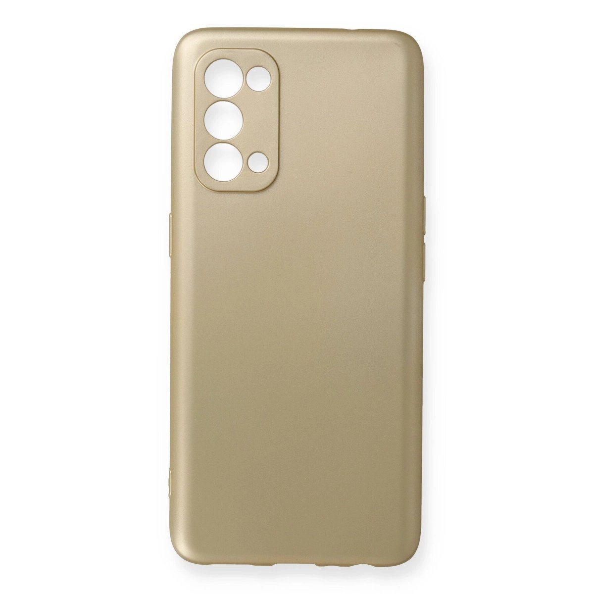 Oppo Reno 5 Kılıf First Silikon - Gold Oppo Reno 5 Kılıf First Silikon - Gold