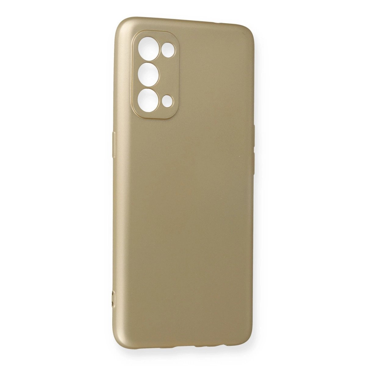 Oppo Reno 5 Kılıf First Silikon - Gold Oppo Reno 5 Kılıf First Silikon - Gold