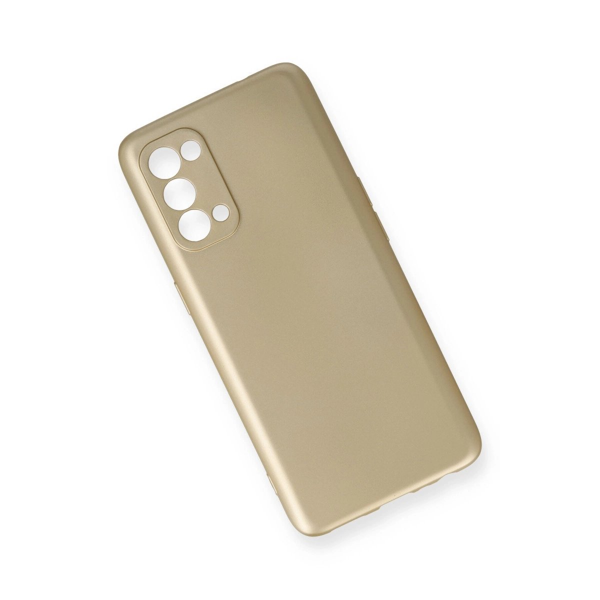 Oppo Reno 5 Kılıf First Silikon - Gold Oppo Reno 5 Kılıf First Silikon - Gold