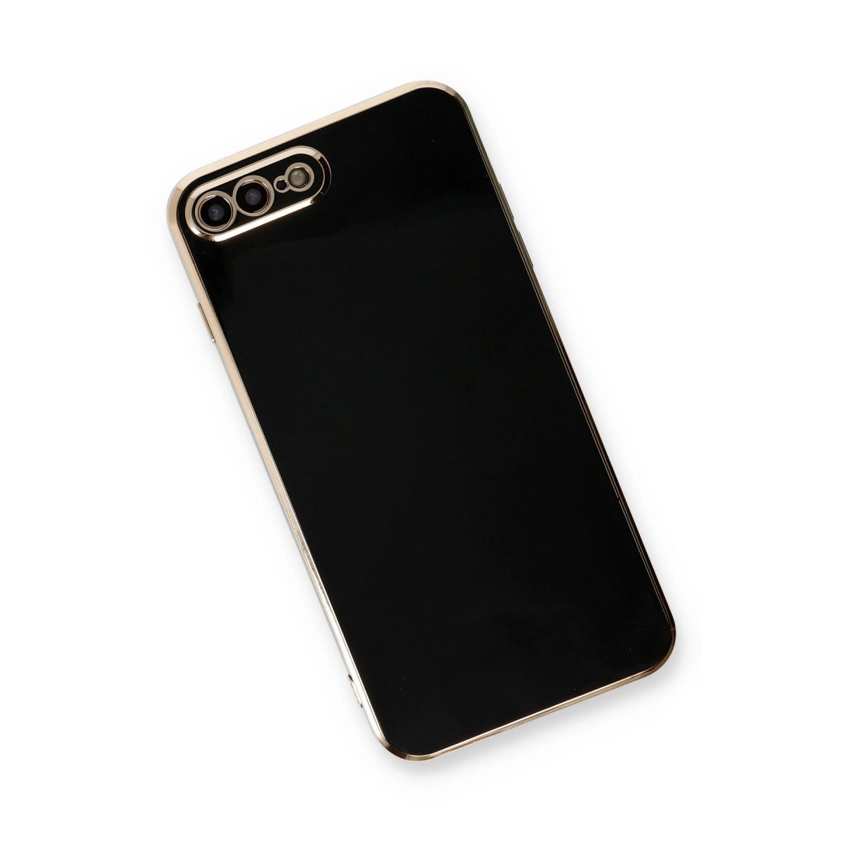 İphone 7 Plus Kılıf Volet Silikon - Siyah