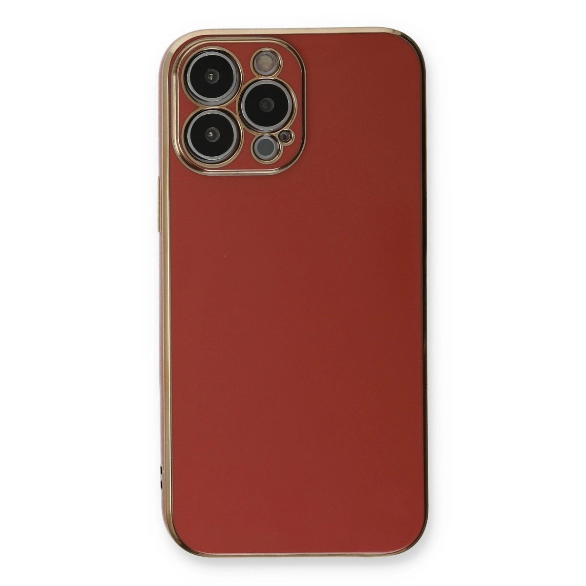 İphone 13 Pro Kılıf Volet Silikon - Kırmızı