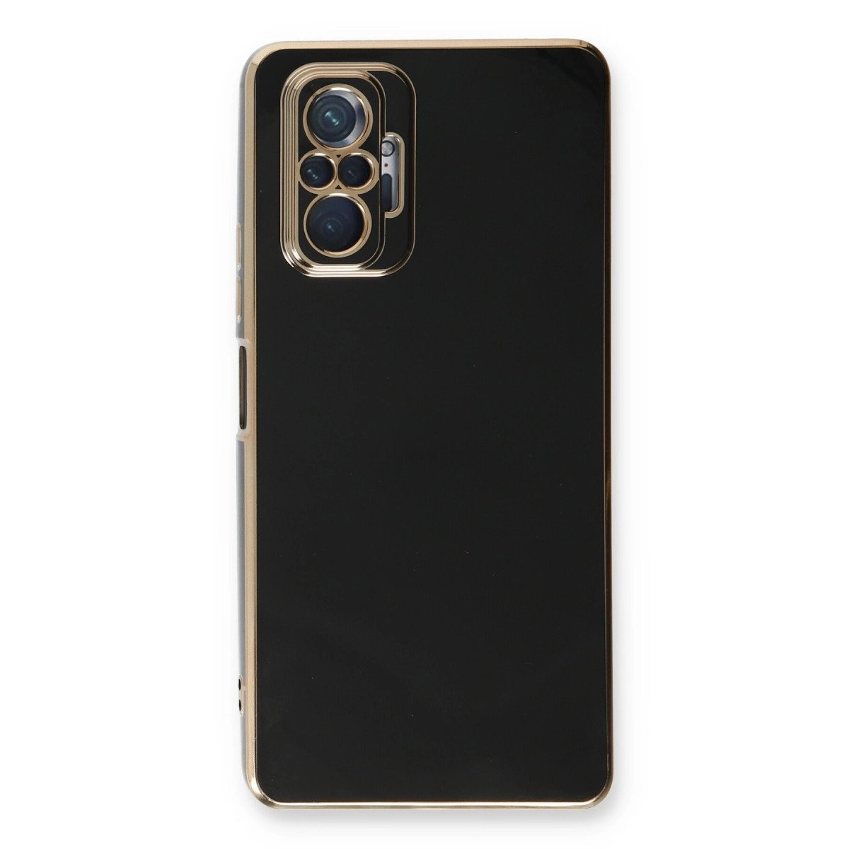 Xiaomi Redmi Note 10 Pro Kılıf Volet Silikon - Siyah