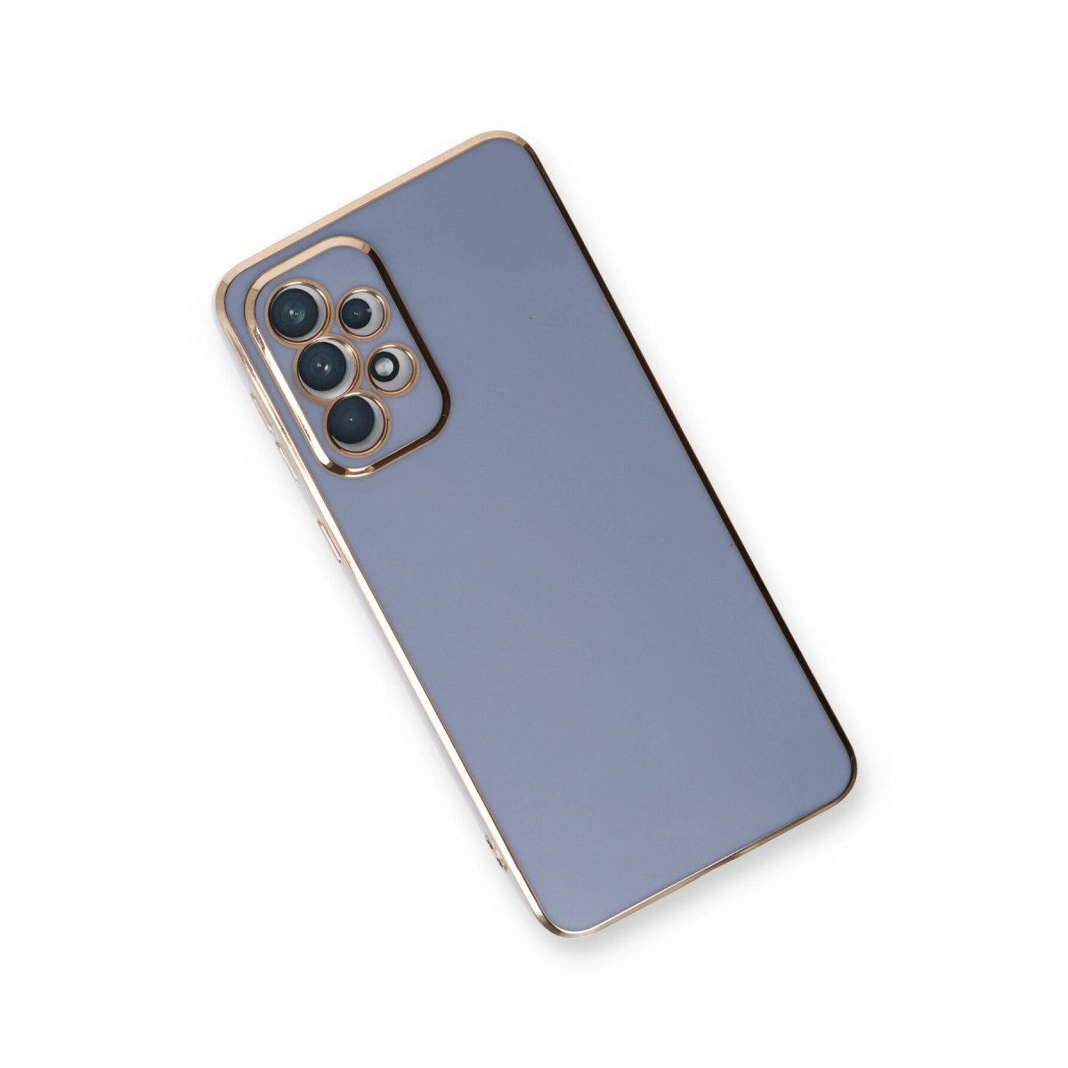 Samsung Galaxy A33 5g Kılıf Volet Silikon - Mavi