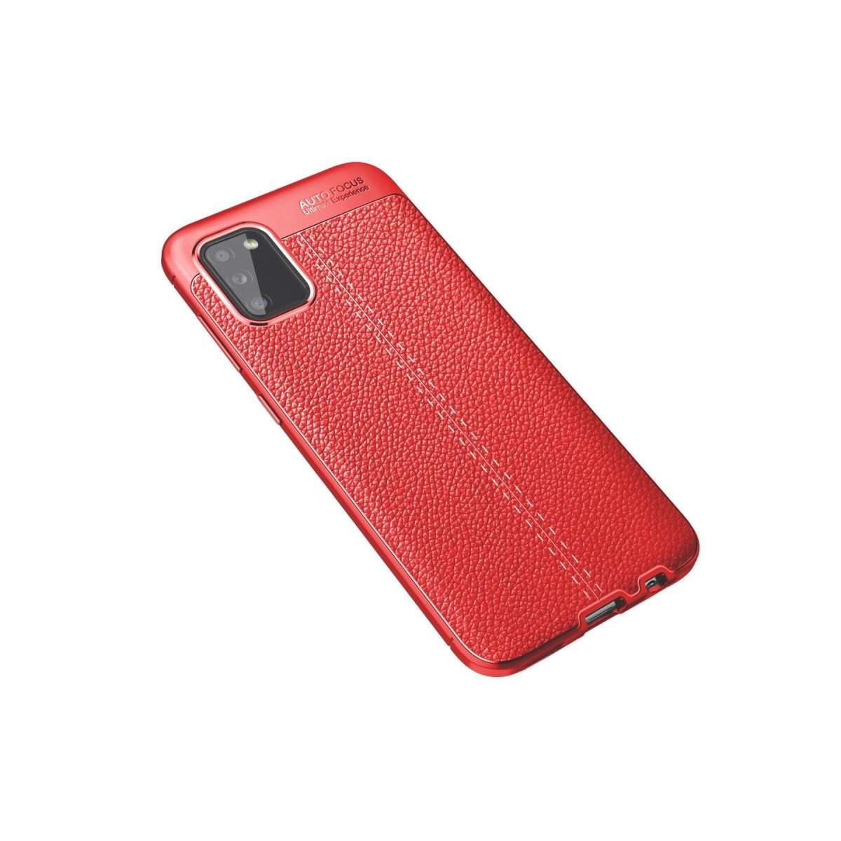 Samsung Galaxy A02s Kılıf Auto Focus Kapak - Kırmızı Samsung Galaxy A02s Kılıf Auto Focus Kapak - Kırmızı