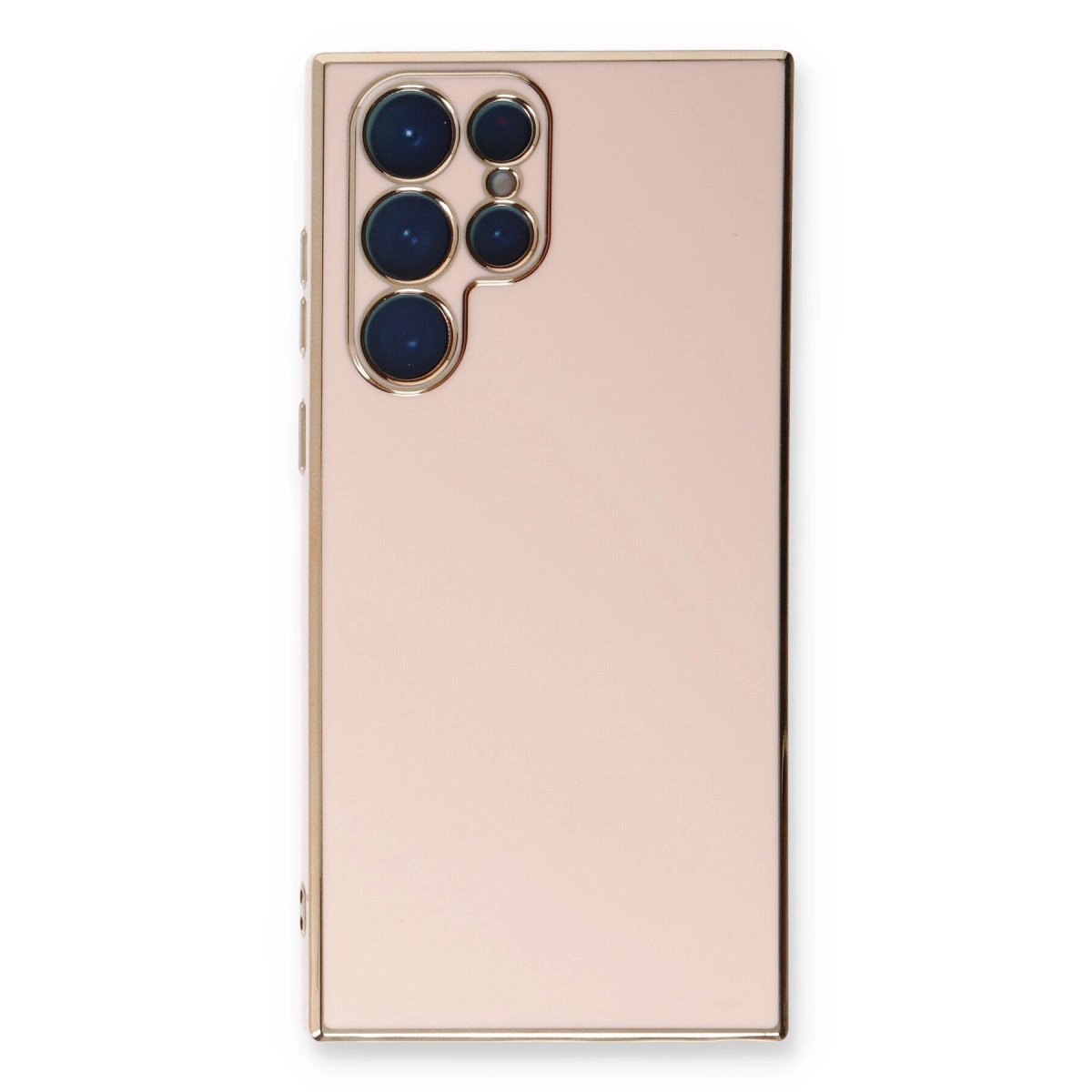 Samsung Galaxy S22 Ultra Kılıf Volet Silikon - Pembe Samsung Galaxy S22 Ultra Kılıf Volet Silikon - Pembe