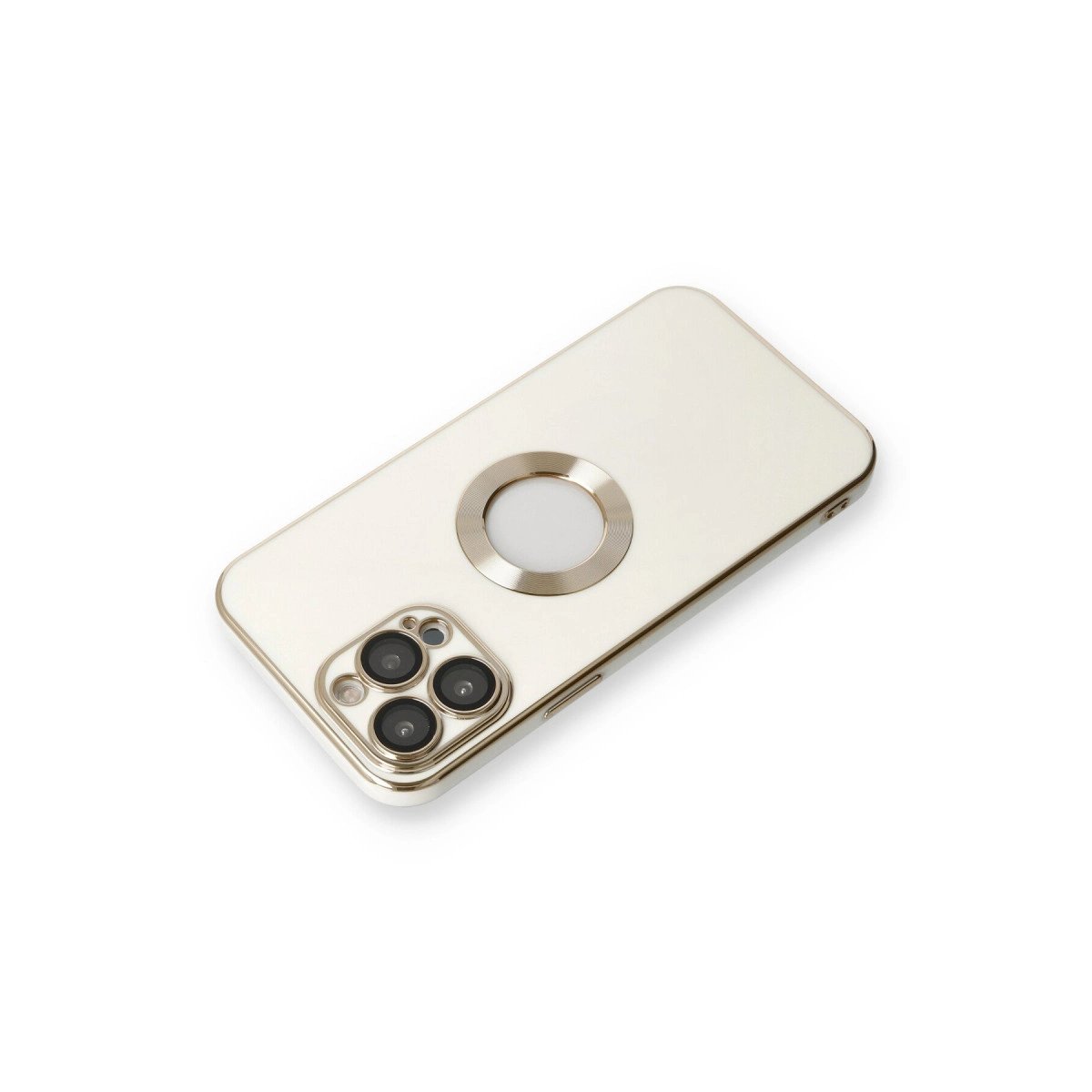 İphone 13 Pro Max Kılıf Store Silikon - Beyaz