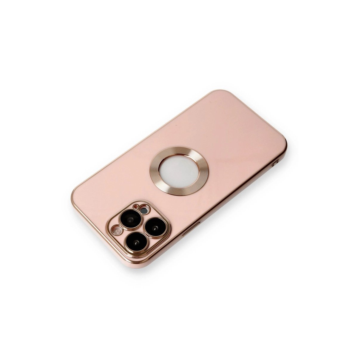 İphone 13 Pro Max Kılıf Store Silikon - Pembe