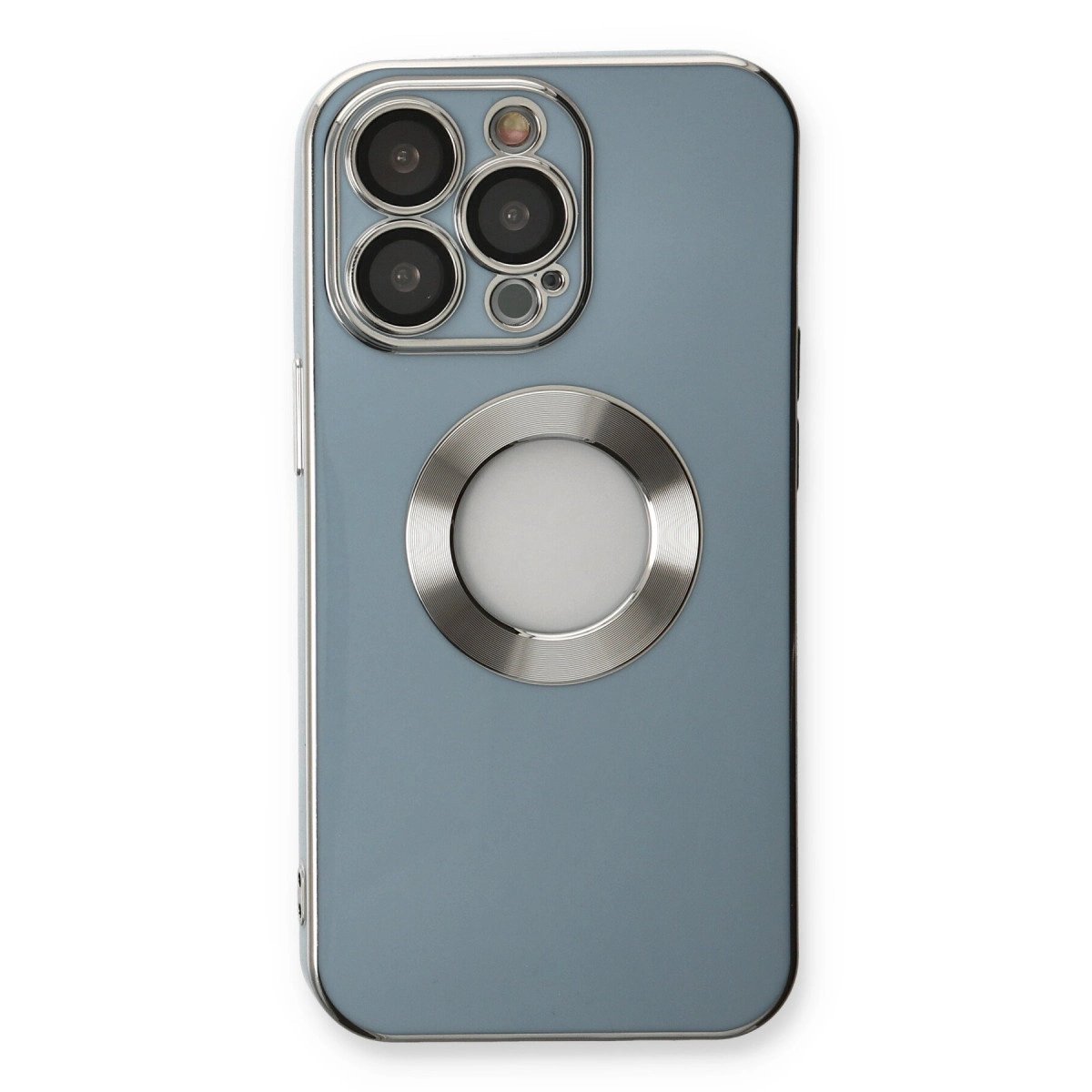 İphone 13 Pro Max Kılıf Store Silikon - Sierra Blue