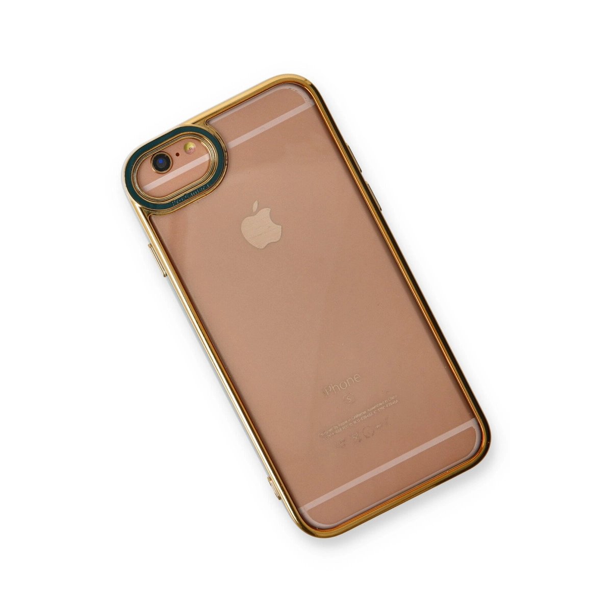 İphone 6 Kılıf Liva Lens Silikon - Yeşil