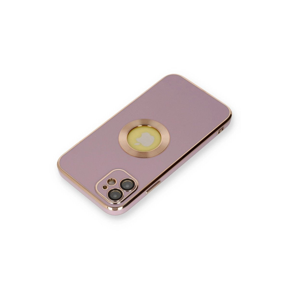 İphone 12 Kılıf Store Silikon - Mor