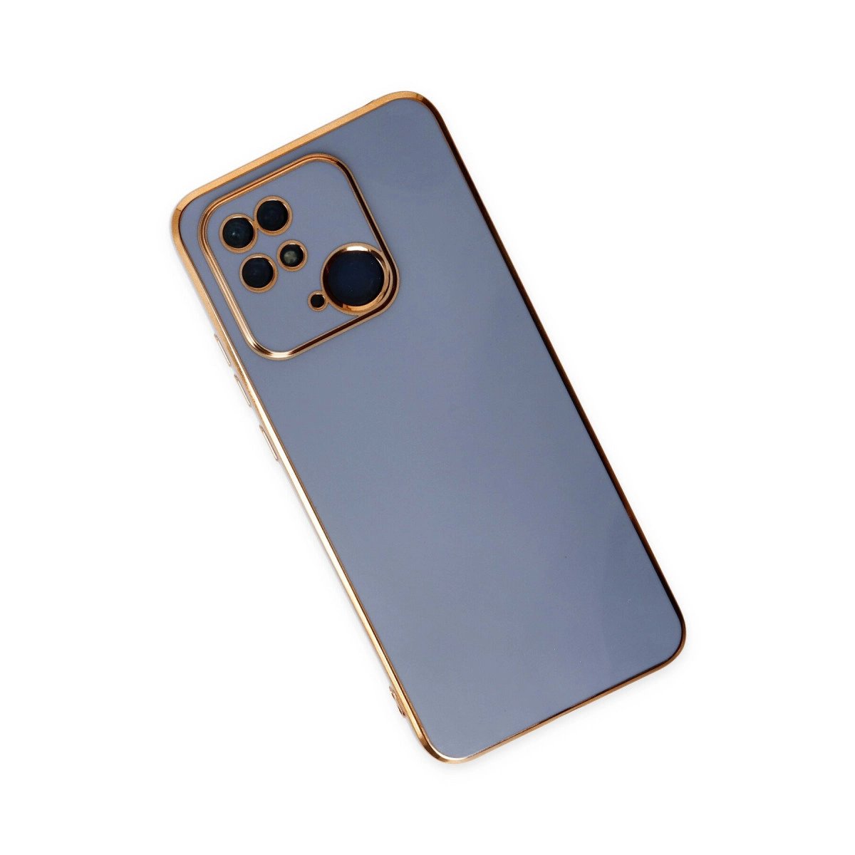 Xiaomi Redmi 10c Kılıf Volet Silikon - Mavi