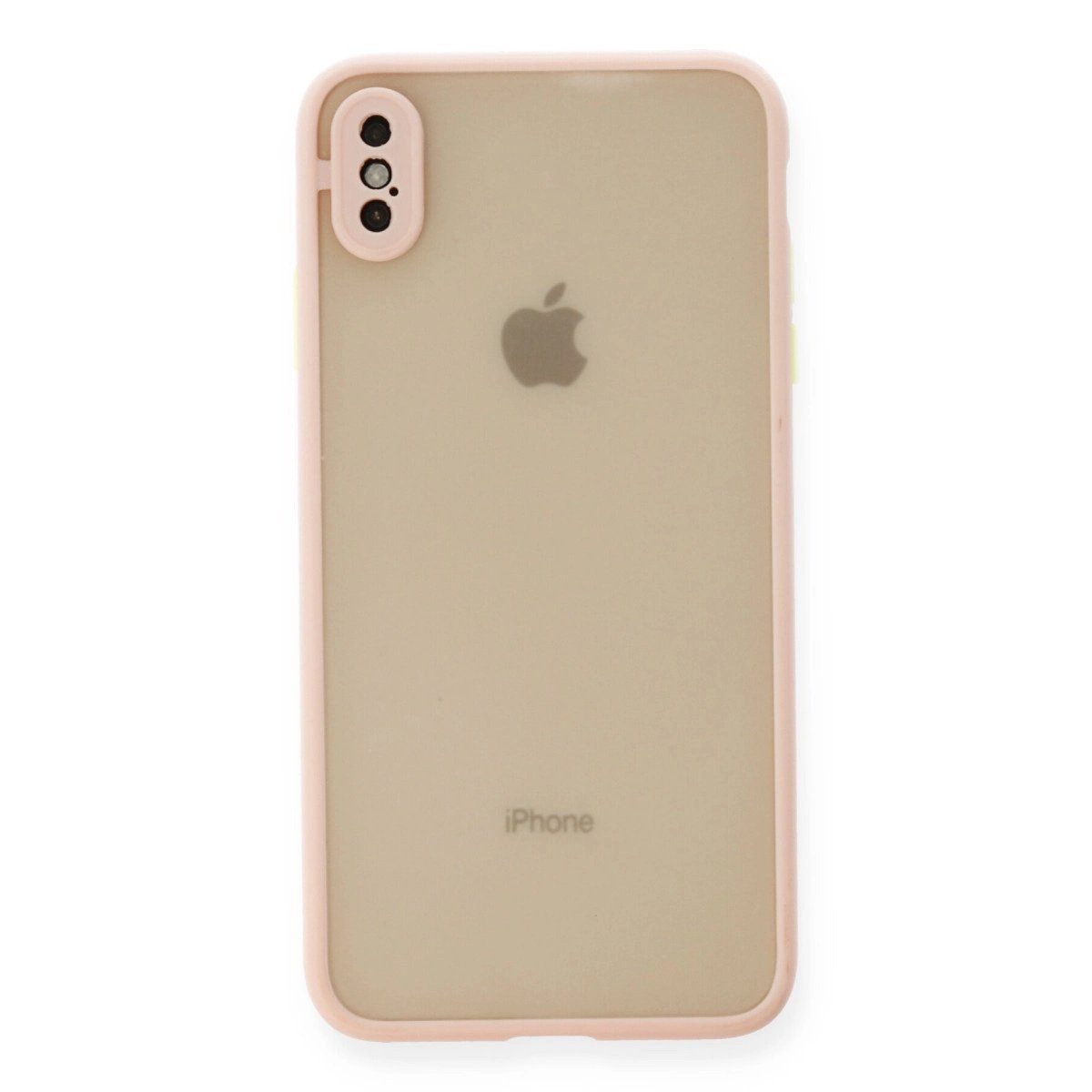 İphone X Kılıf Montreal Silikon Kapak - Pembe İphone X Kılıf Montreal Silikon Kapak - Pembe