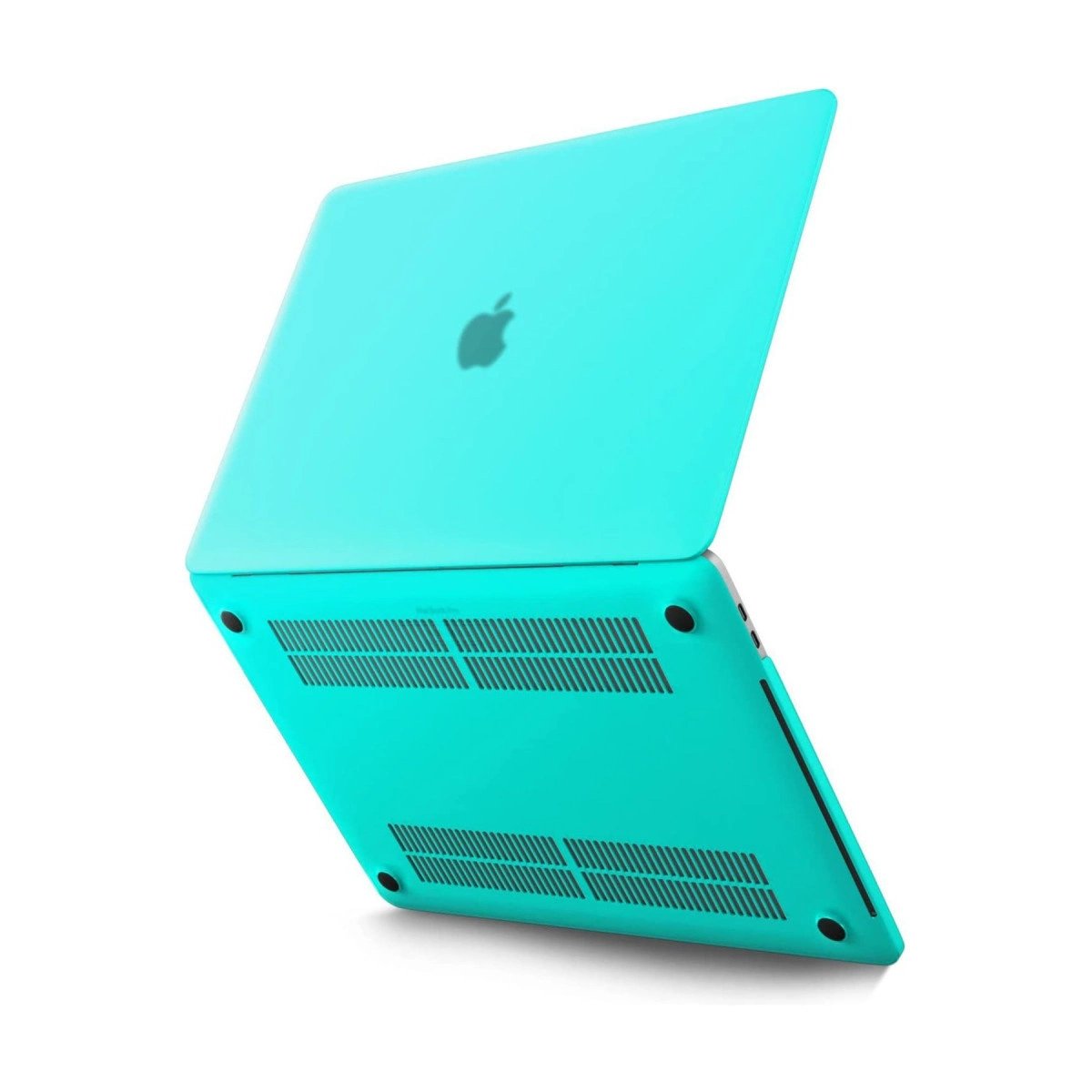 Macbook Pro 13 2021 Macbook Buzlu Kapak - Yeşil Macbook Pro 13 2021 Macbook Buzlu Kapak - Yeşil