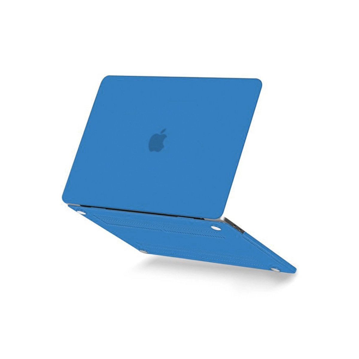 Macbook Pro 13 2021 Macbook Buzlu Kapak - Mavi Macbook Pro 13 2021 Macbook Buzlu Kapak - Mavi