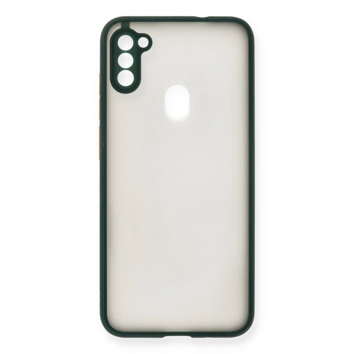 Samsung Galaxy A11 Kılıf Montreal Silikon Kapak - Yeşil Samsung Galaxy A11 Kılıf Montreal Silikon Kapak - Yeşil