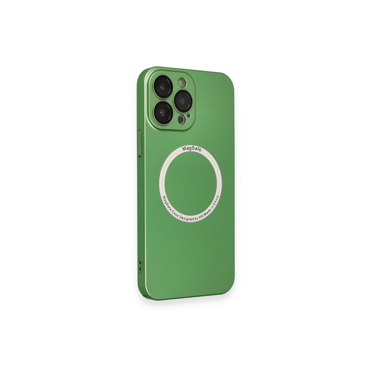 İphone 13 Pro Kılıf Jack Magneticsafe Lens Silikon - Yeşil