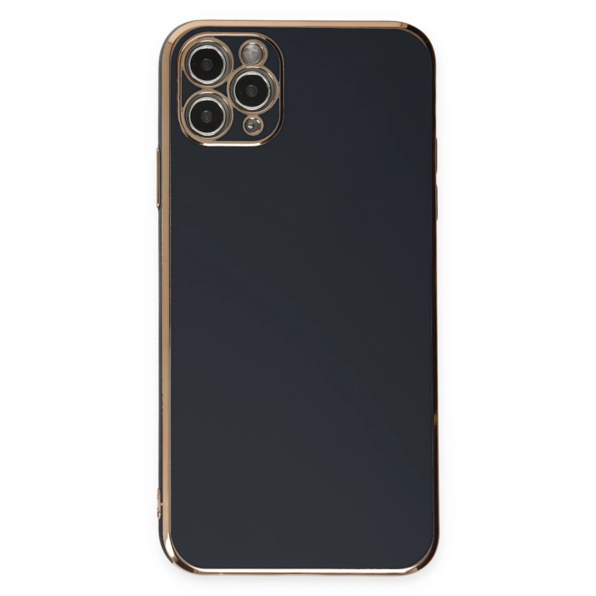 İphone 11 Pro Max Kılıf Volet Silikon - Siyah