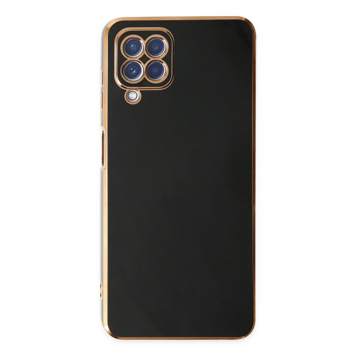 Samsung Galaxy A12 Kılıf Volet Silikon - Siyah Samsung Galaxy A12 Kılıf Volet Silikon - Siyah