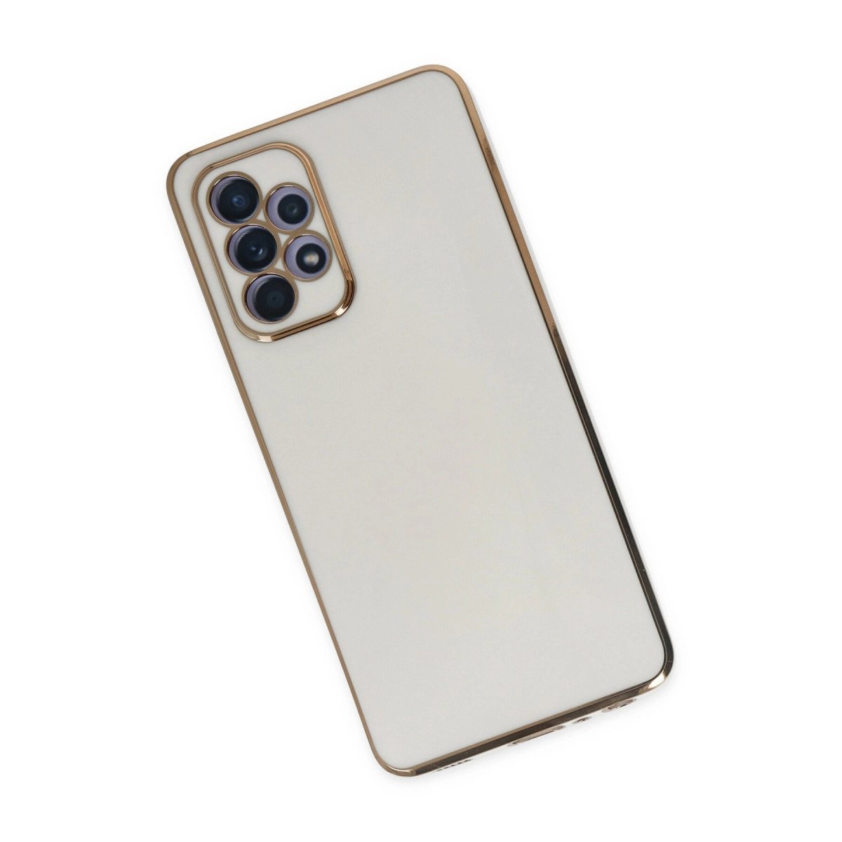Samsung Galaxy A52 Kılıf Volet Silikon - Beyaz Samsung Galaxy A52 Kılıf Volet Silikon - Beyaz