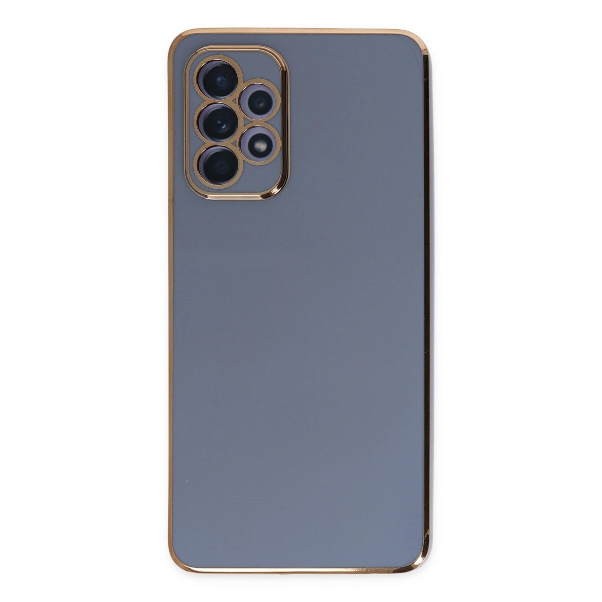 Samsung Galaxy A52 Kılıf Volet Silikon - Mavi Samsung Galaxy A52 Kılıf Volet Silikon - Mavi