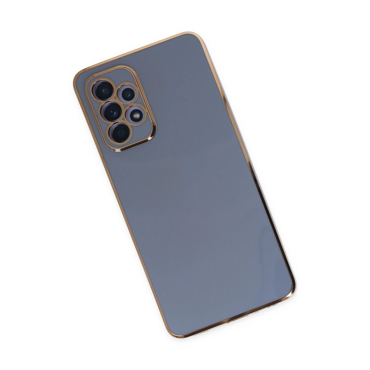 Samsung Galaxy A52 Kılıf Volet Silikon - Mavi Samsung Galaxy A52 Kılıf Volet Silikon - Mavi