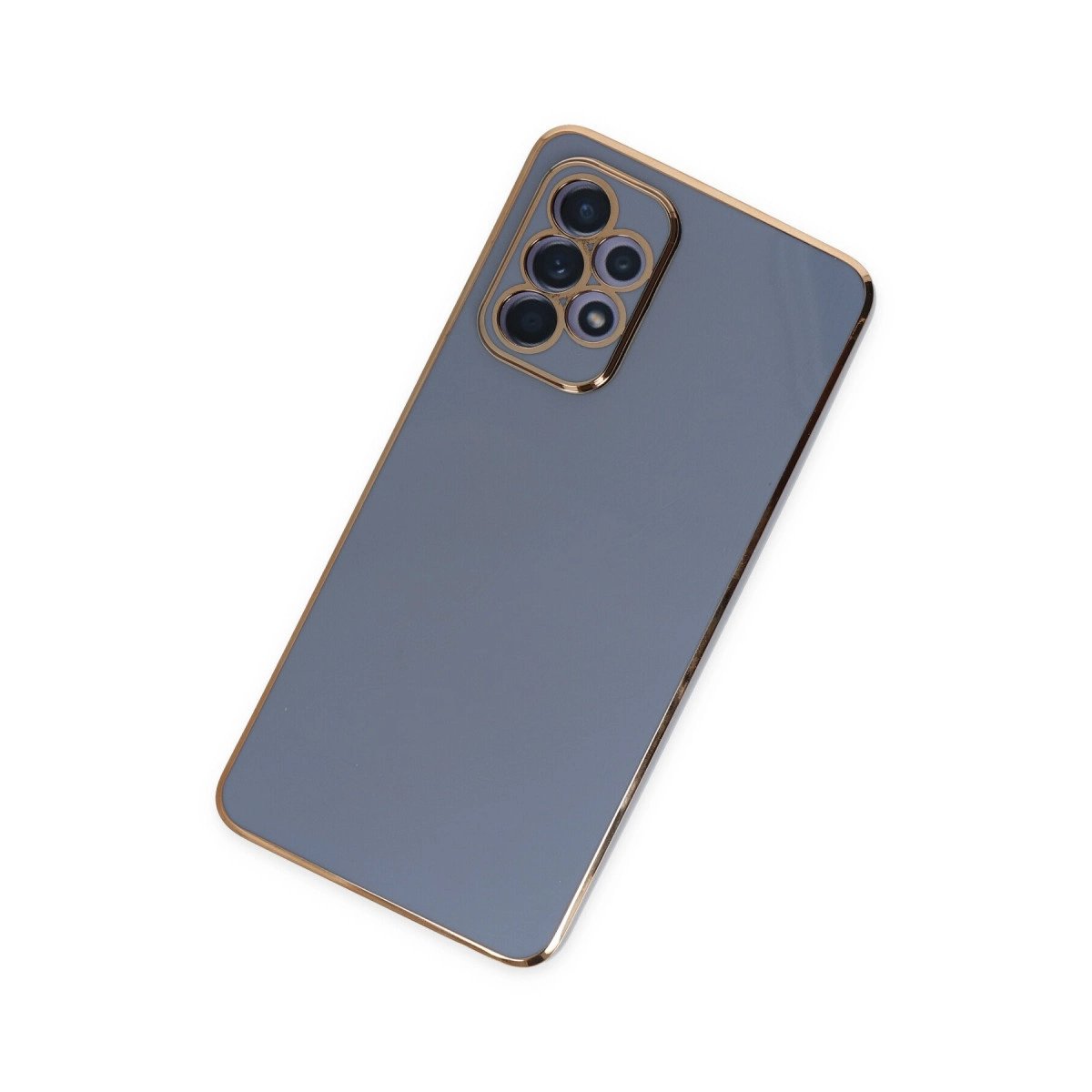Samsung Galaxy A52 Kılıf Volet Silikon - Mavi Samsung Galaxy A52 Kılıf Volet Silikon - Mavi