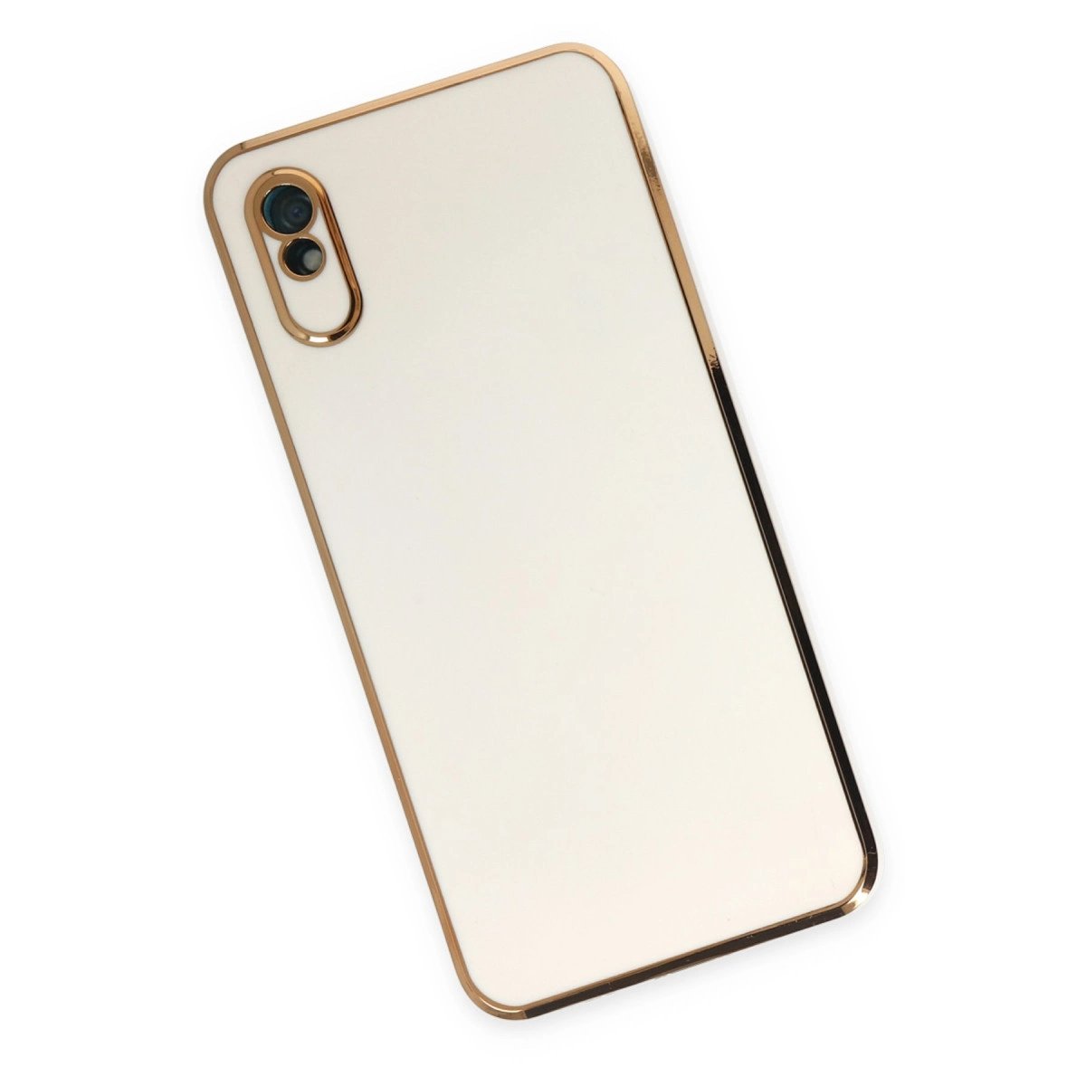 Xiaomi Redmi 9a Kılıf Volet Silikon - Beyaz