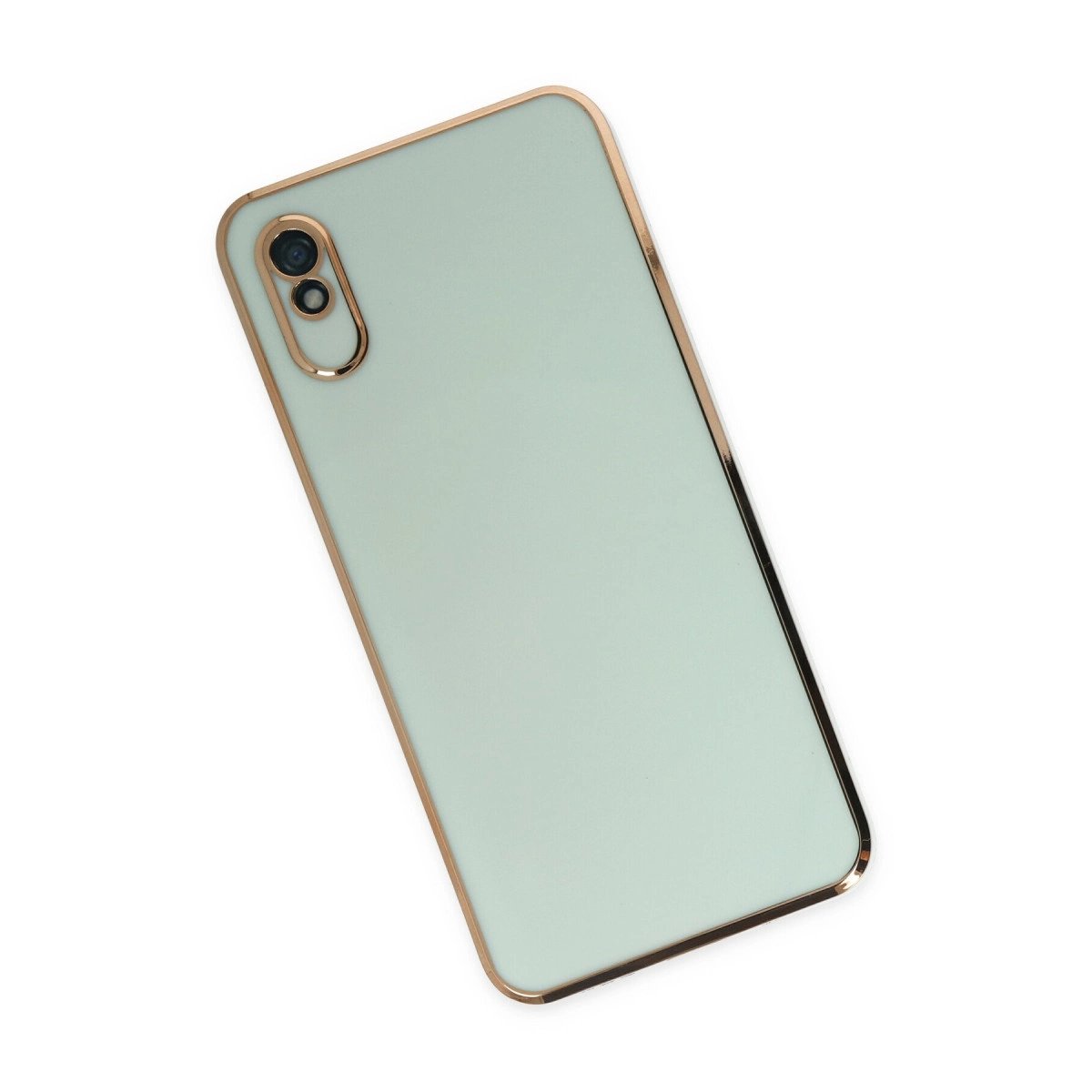 Xiaomi Redmi 9a Kılıf Volet Silikon - Açık Yeşil Xiaomi Redmi 9a Kılıf Volet Silikon - Açık Yeşil