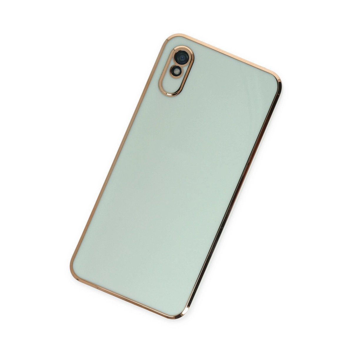 Xiaomi Redmi 9a Kılıf Volet Silikon - Açık Yeşil Xiaomi Redmi 9a Kılıf Volet Silikon - Açık Yeşil