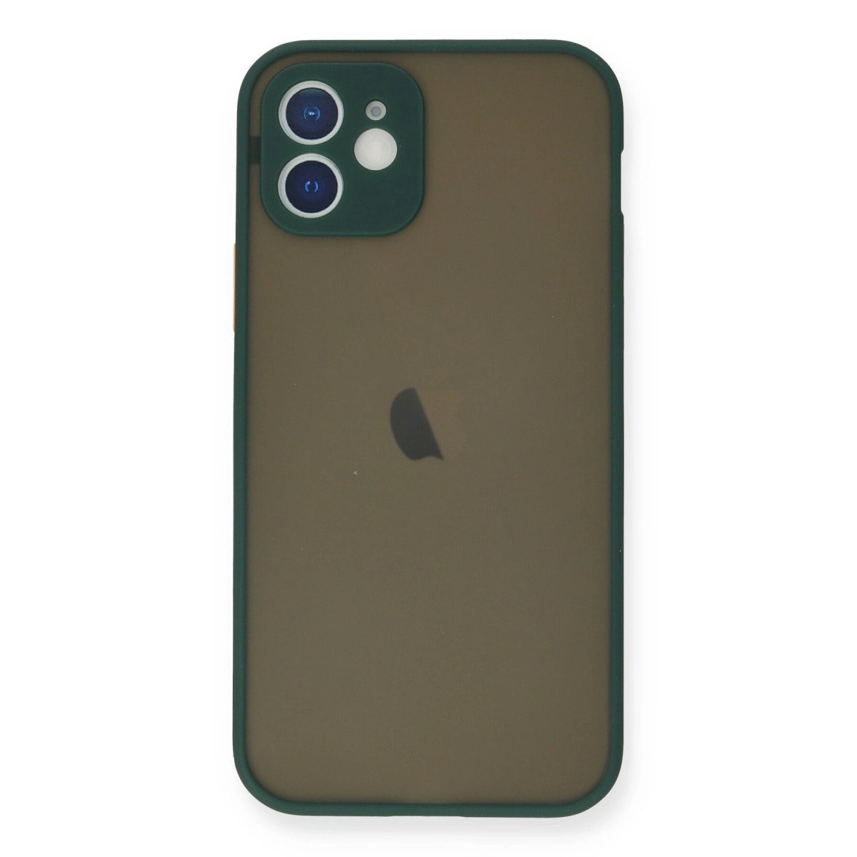 İphone 12 Mini Kılıf Montreal Silikon Kapak - Yeşil