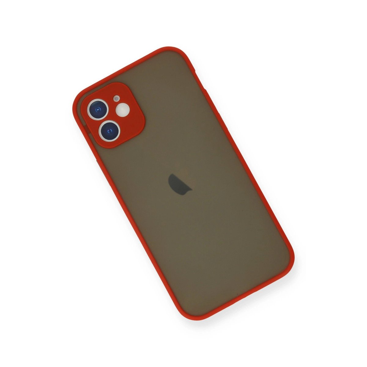 İphone 12 Mini Kılıf Montreal Silikon Kapak - Kırmızı İphone 12 Mini Kılıf Montreal Silikon Kapak - Kırmızı