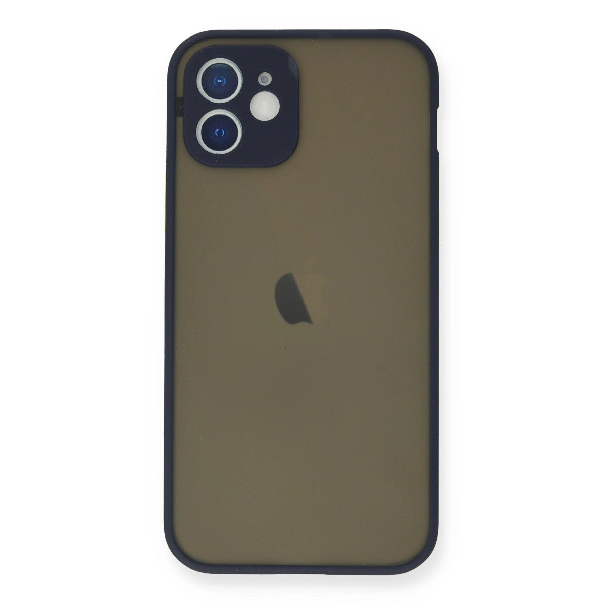 İphone 12 Mini Kılıf Montreal Silikon Kapak - Lacivert İphone 12 Mini Kılıf Montreal Silikon Kapak - Lacivert