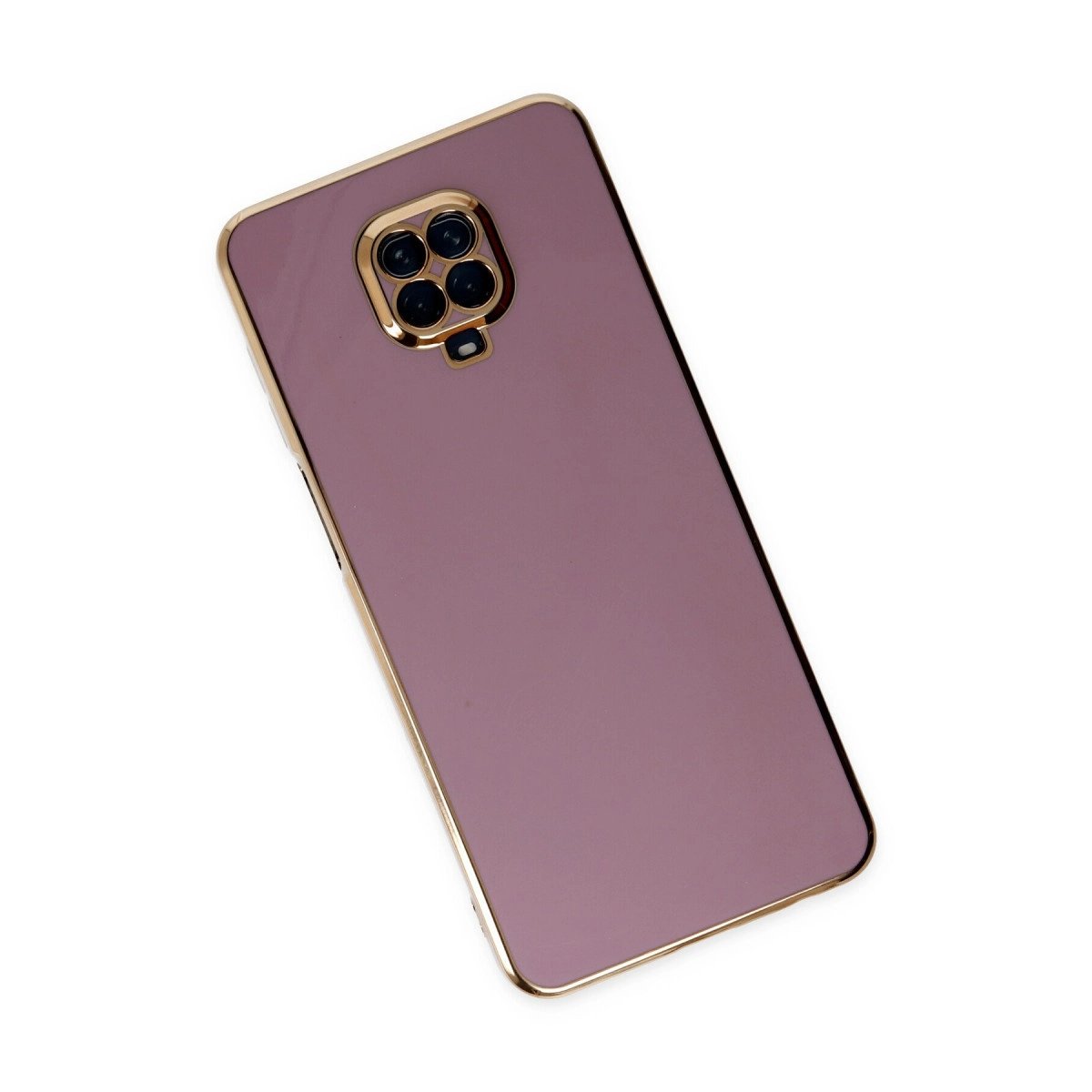Xiaomi Redmi Note 9 Pro Kılıf Volet Silikon - Mor Xiaomi Redmi Note 9 Pro Kılıf Volet Silikon - Mor
