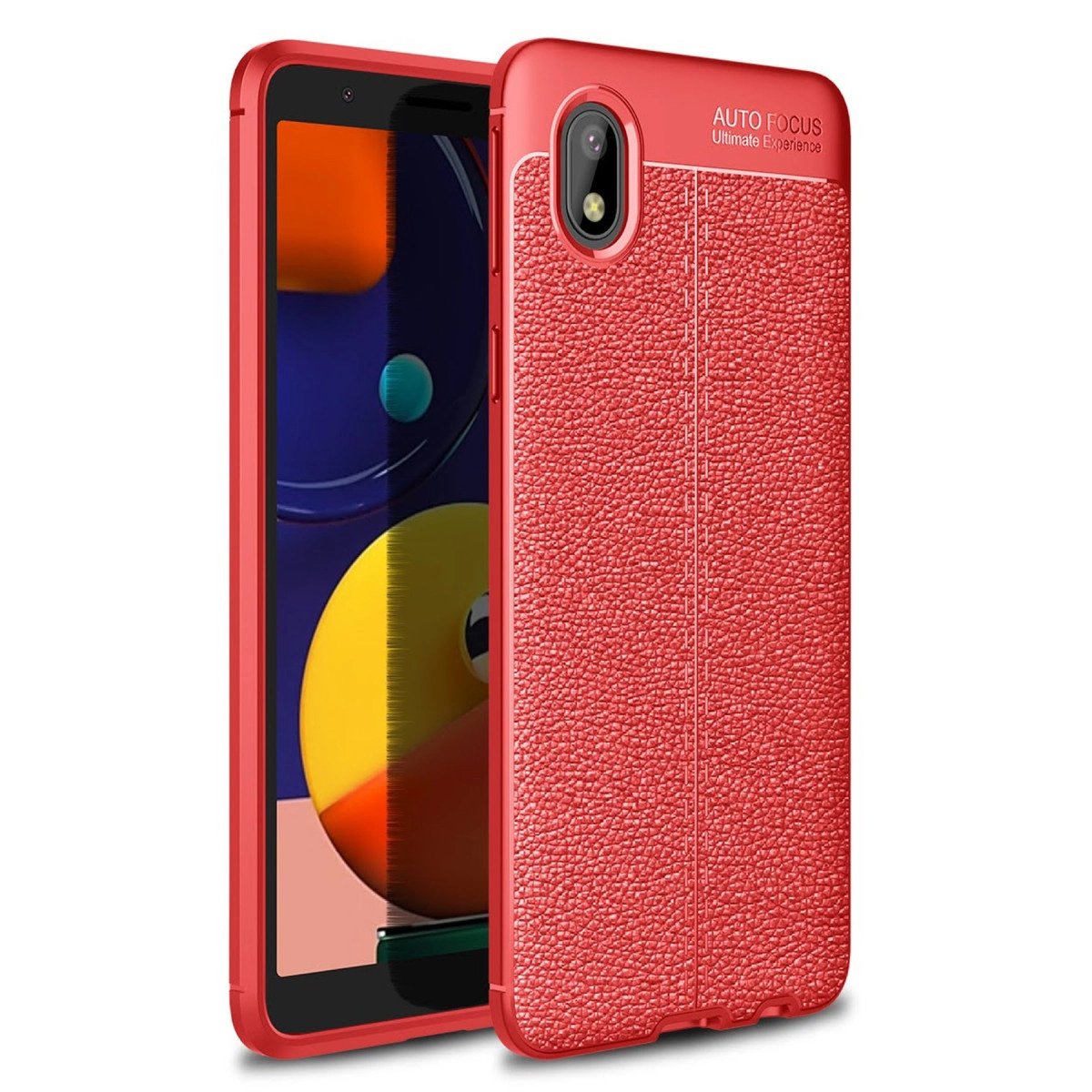 Galaxy A01 Core Kılıf Auto Fus Kapak - Kırmızı