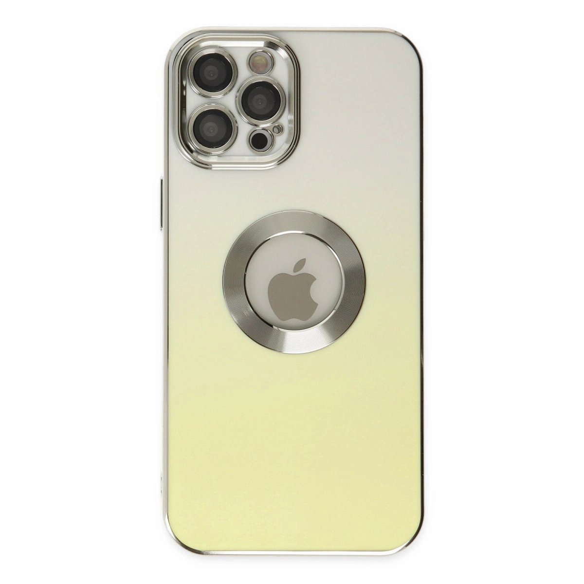 İphone 12 Pro Kılıf Best Silikon - Sarı