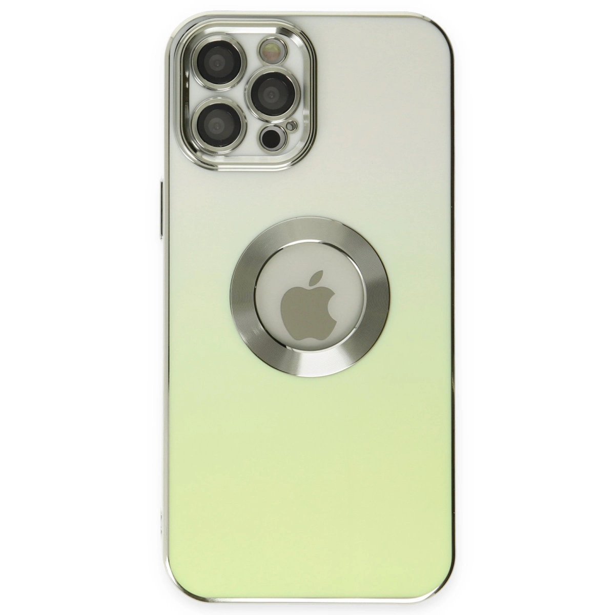 İphone 12 Pro Kılıf Best Silikon - Yeşil