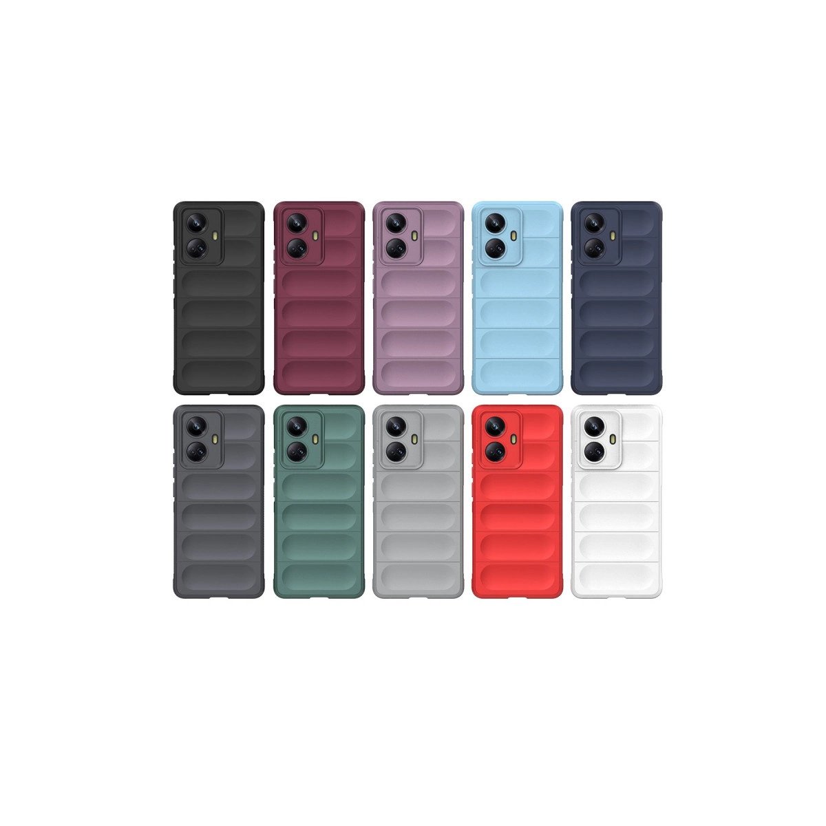 Realme 10 Pro 5g Kılıf Optimum Silikon - Mor Realme 10 Pro 5g Kılıf Optimum Silikon - Mor