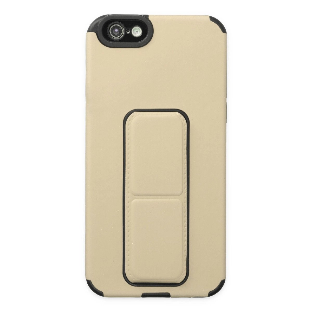 İphone 6 Kılıf Mega Standlı Silikon - Gold İphone 6 Kılıf Mega Standlı Silikon - Gold