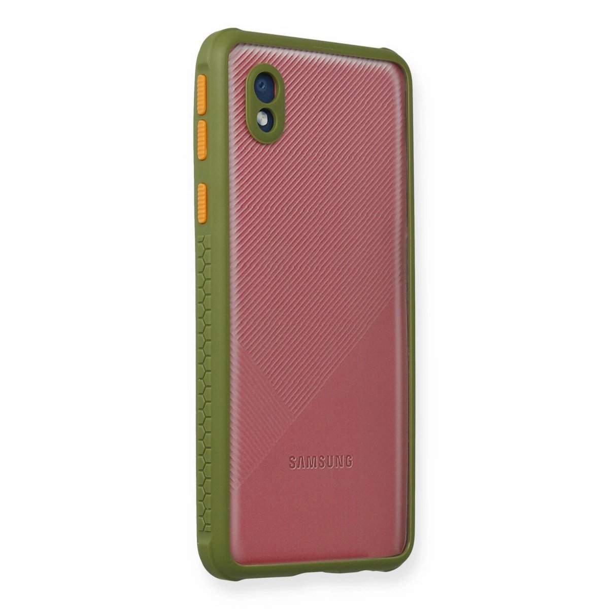 Galaxy A01 Core Kılıf Miami Şeffaf  - Yeşil