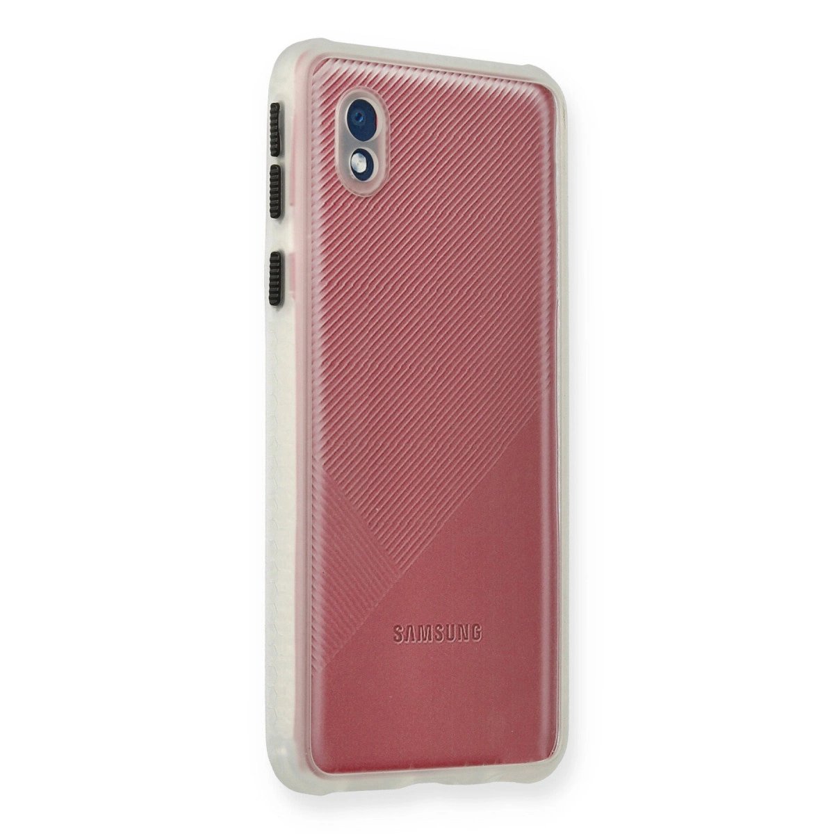 Samsung Galaxy A01 Core Kılıf Miami Şeffaf Silikon - Şeffaf Samsung Galaxy A01 Core Kılıf Miami Şeffaf Silikon - Şeffaf