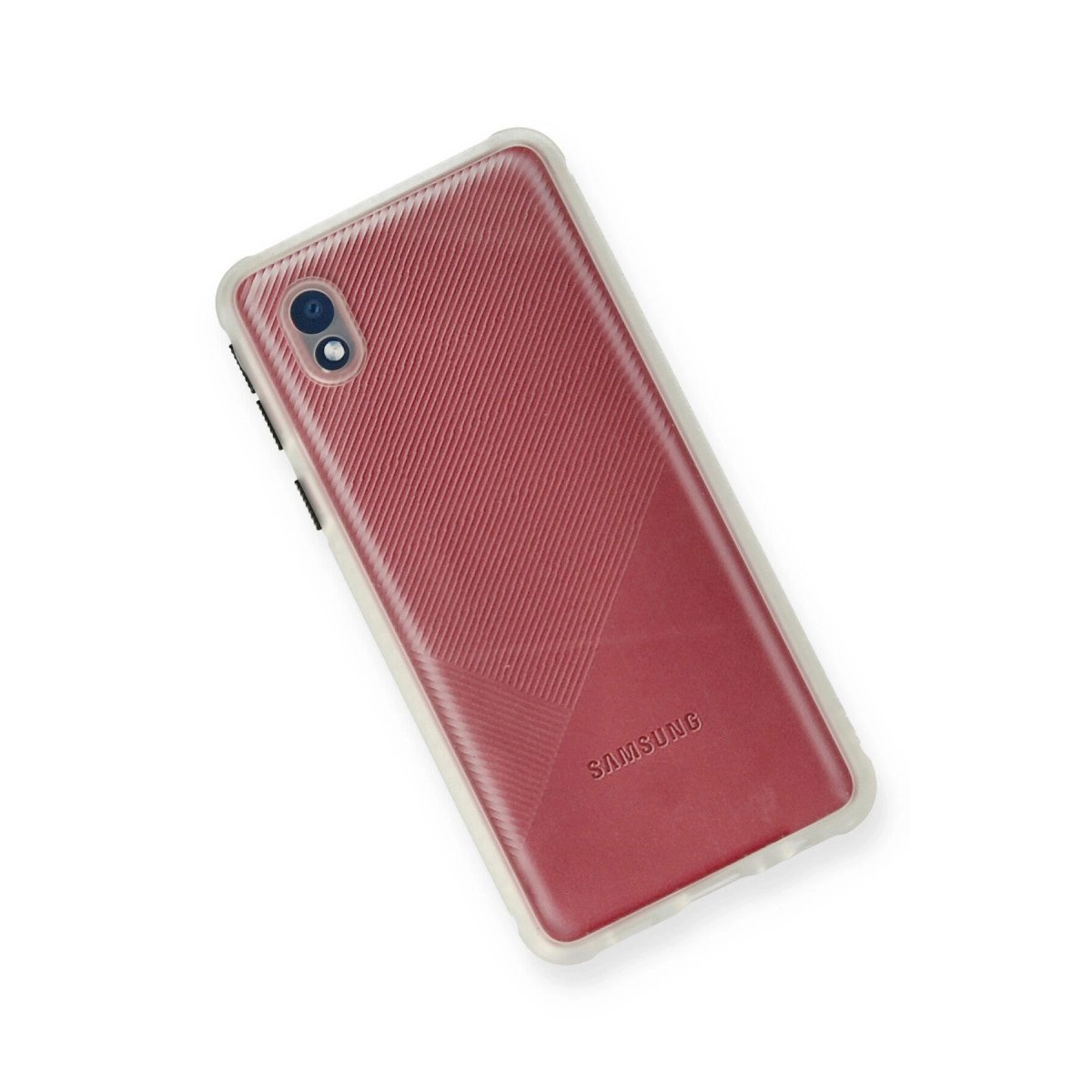 Samsung Galaxy A01 Core Kılıf Miami Şeffaf Silikon - Şeffaf Samsung Galaxy A01 Core Kılıf Miami Şeffaf Silikon - Şeffaf